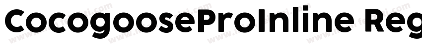 CocogooseProInline Regular字体转换
